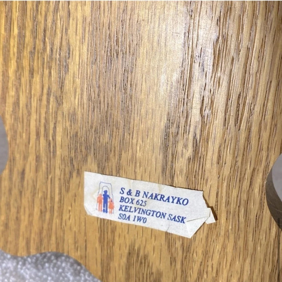 Vintage 90s Wooden Geese Wall Decor  Pair - Picture 9 of 13